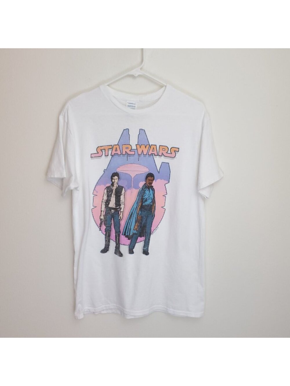 Star Wars Y2K Han Solo Lando Calrissian graphic tee